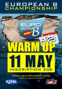 European B Championshipwarm-up flyer